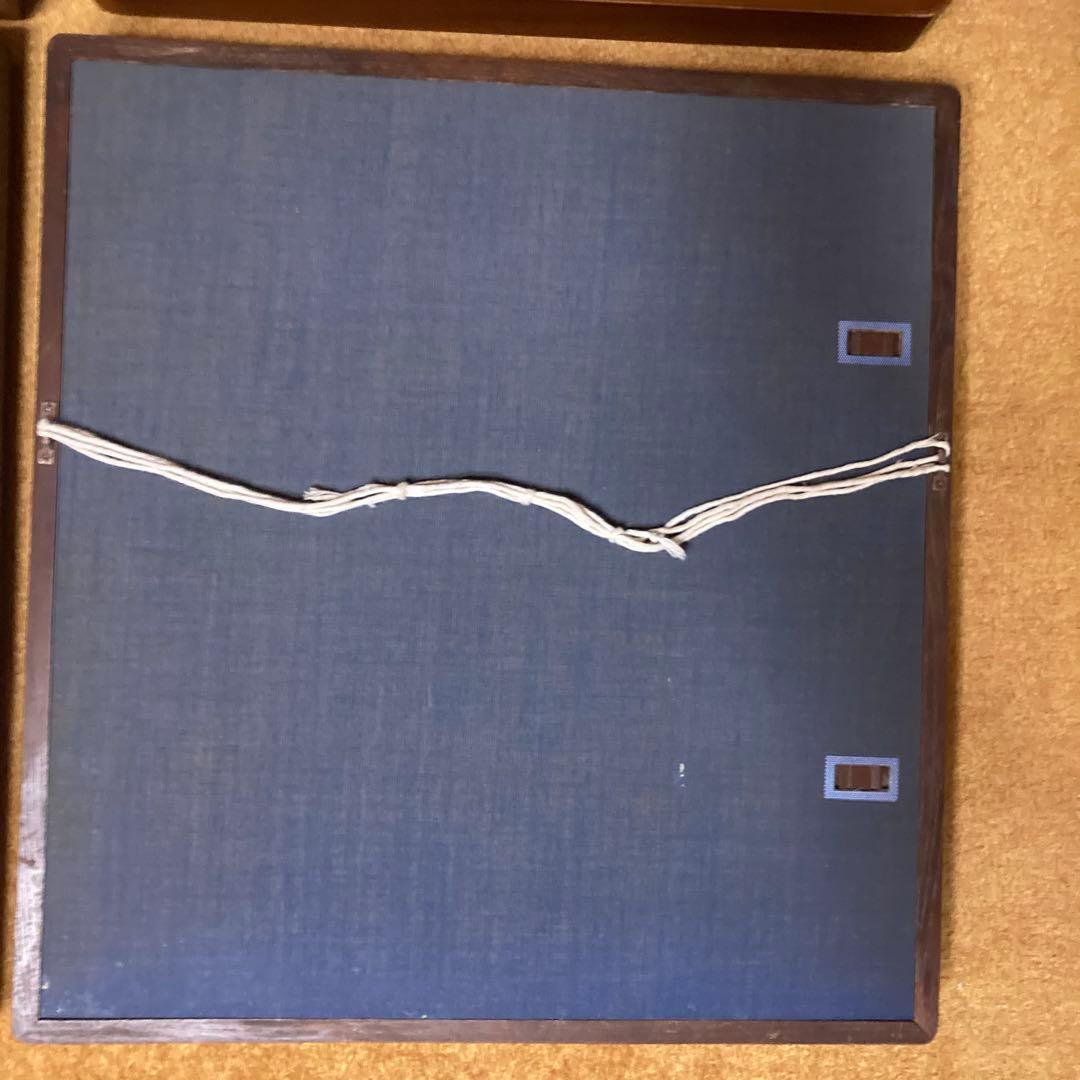 高級色紙額縁4枚　厚み有　色良し　2枚の額縁に目立つ傷有　11〜13番の写真参照