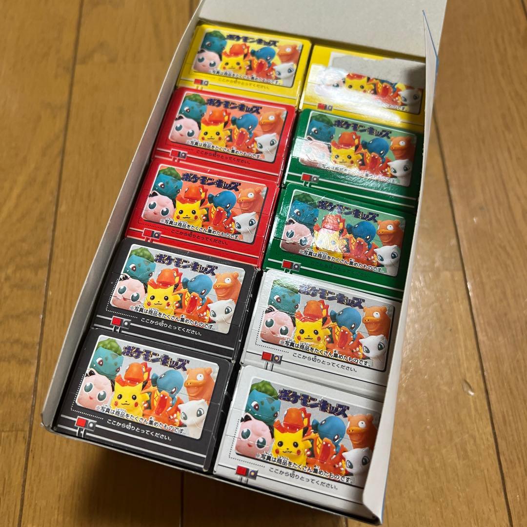 ポケモンキッズ 初版 1996年 食玩 指人形 完品 箱あり カード付き