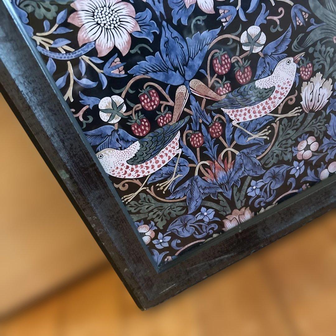 レア美品LOEWEロエベウィリアムモリスいちご泥棒ポスターフレーム