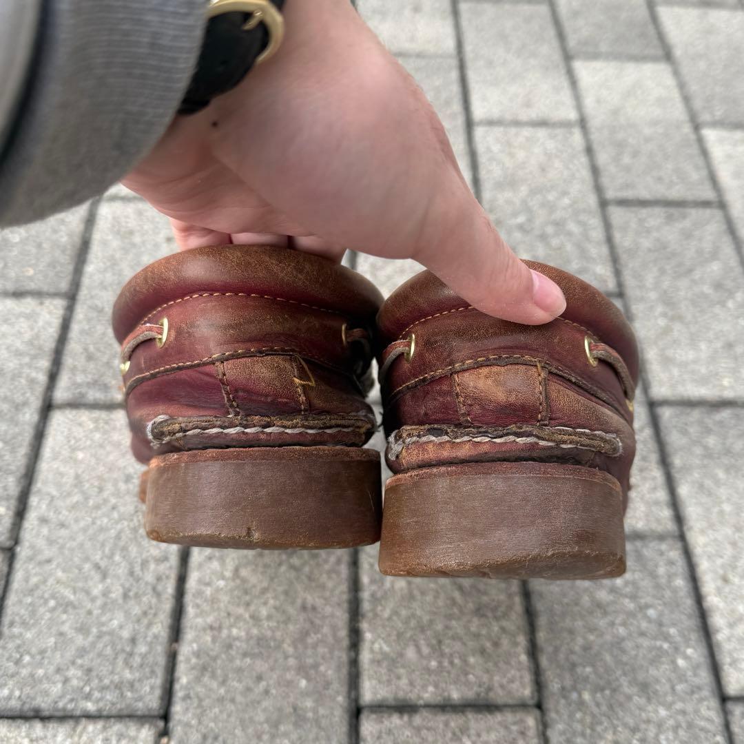 00s Timberland 3eye バーガンディ デッキシューズ us9.5