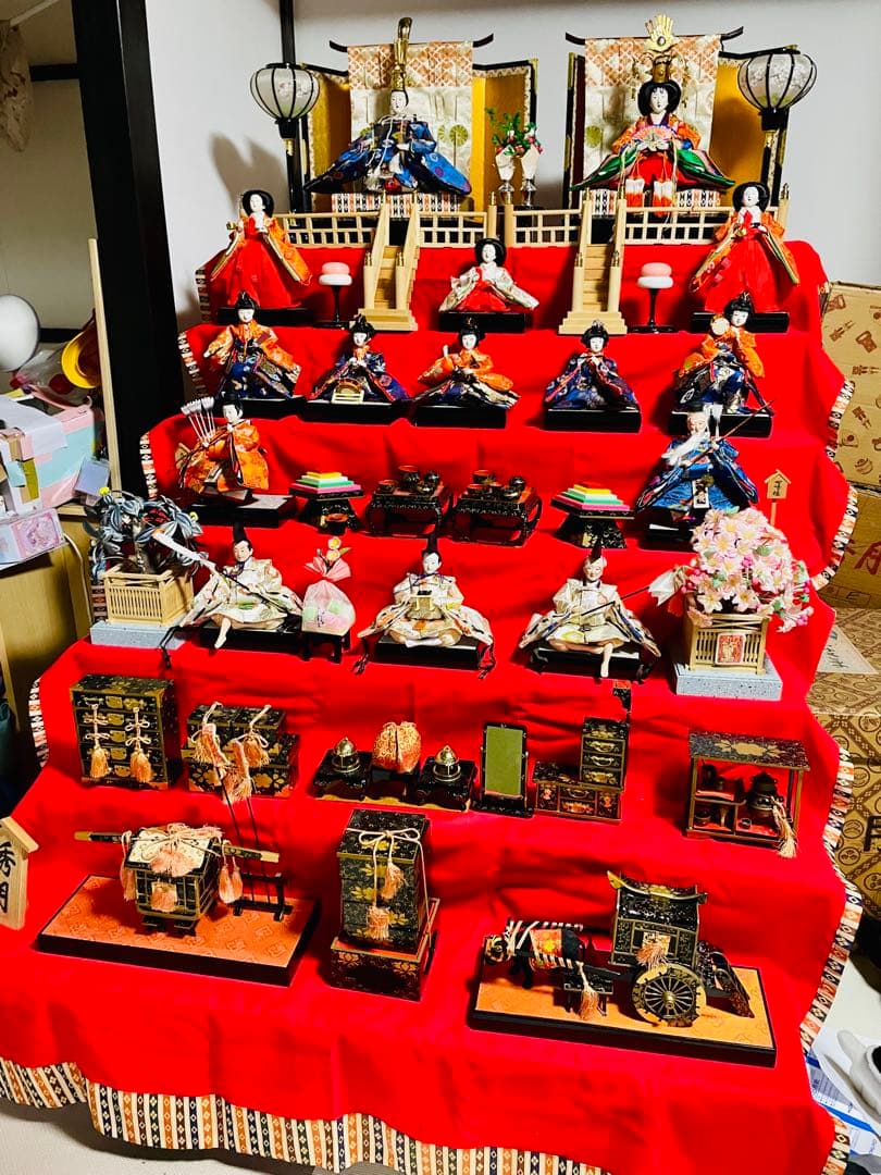 秀月 雛人形セット 7段