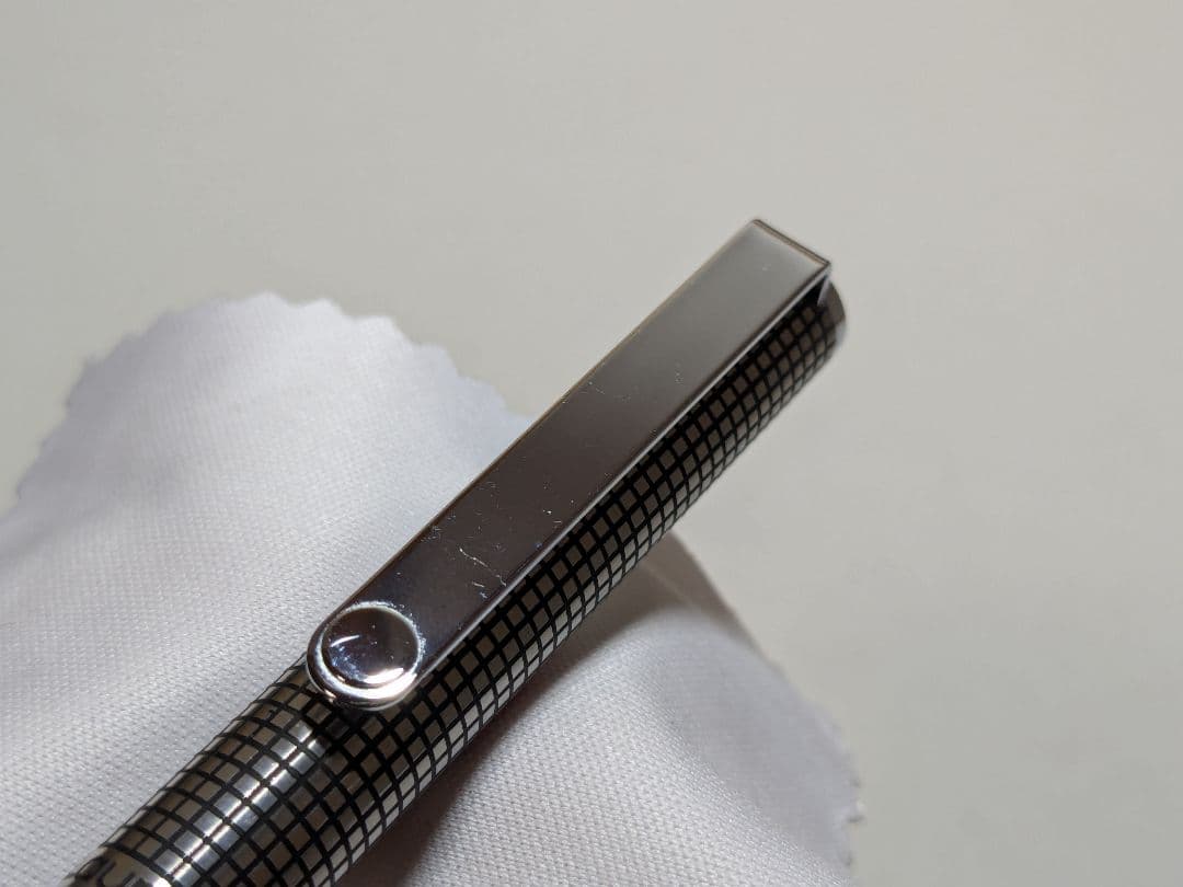 【新品・未使用】パイロット ローリート 格子 蝕刻 ボールペン シール付き