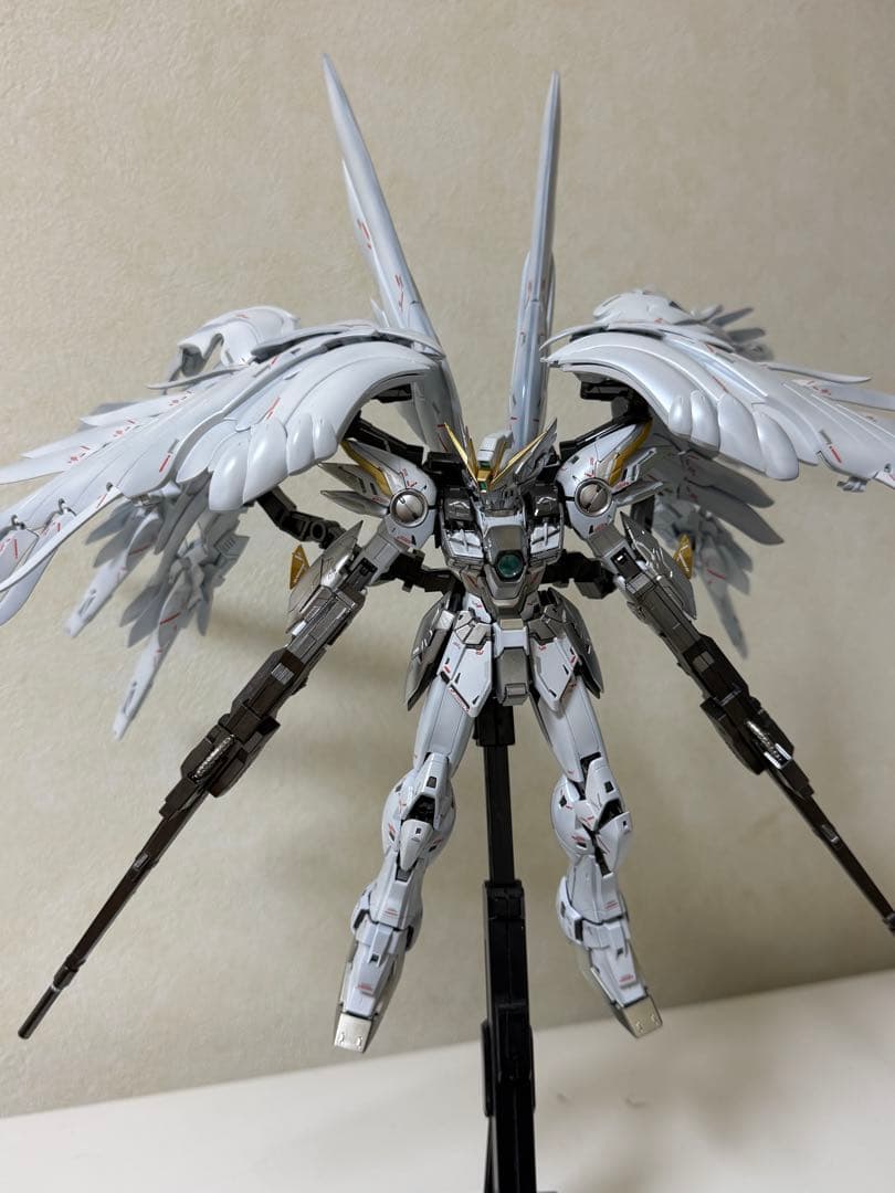 【完成品】MGウイングガンダムゼロEWver.Kaスノーホワイトプレリュード
