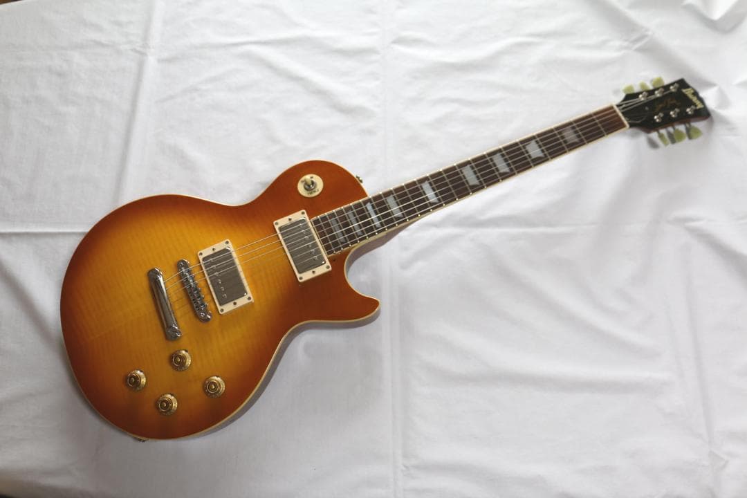 BURNY バーニー Super Grade レスポール ギター ハードケース付