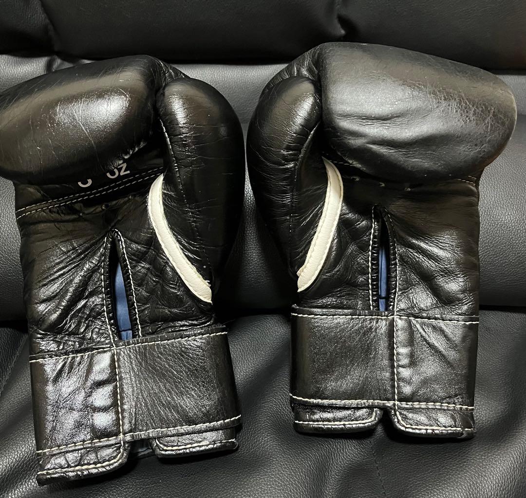 Winning ボクシンググローブ 黒8オンス　ヘッドギア、マーシャルワールド製