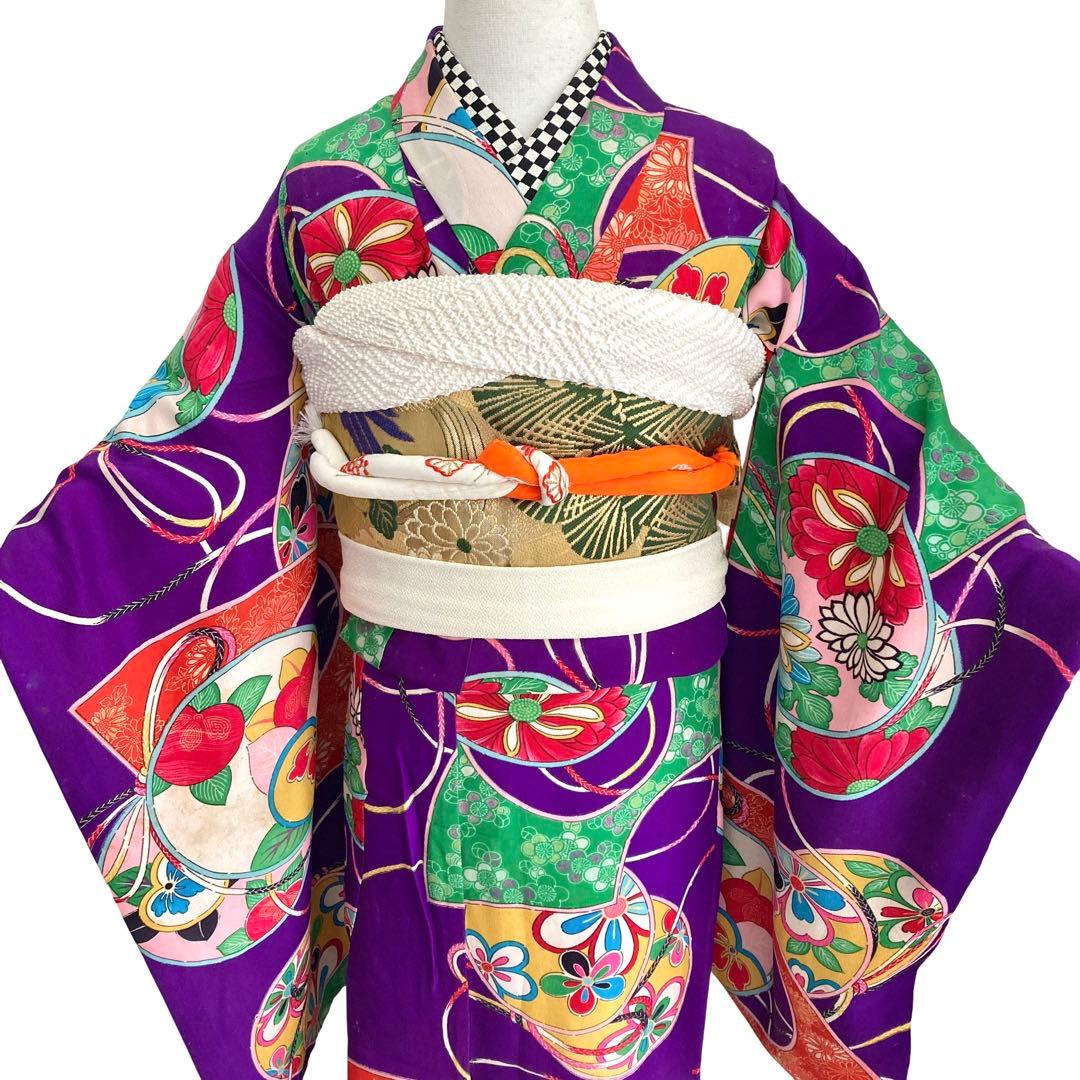 アンティーク 女の子 子供着物 昭和レトロ 大正ロマン 着物 NO3