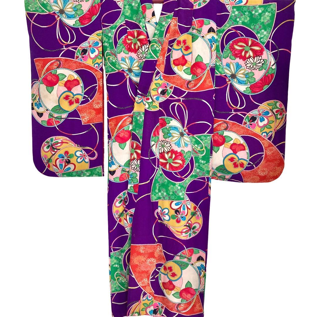 アンティーク 女の子 子供着物 昭和レトロ 大正ロマン 着物 NO3