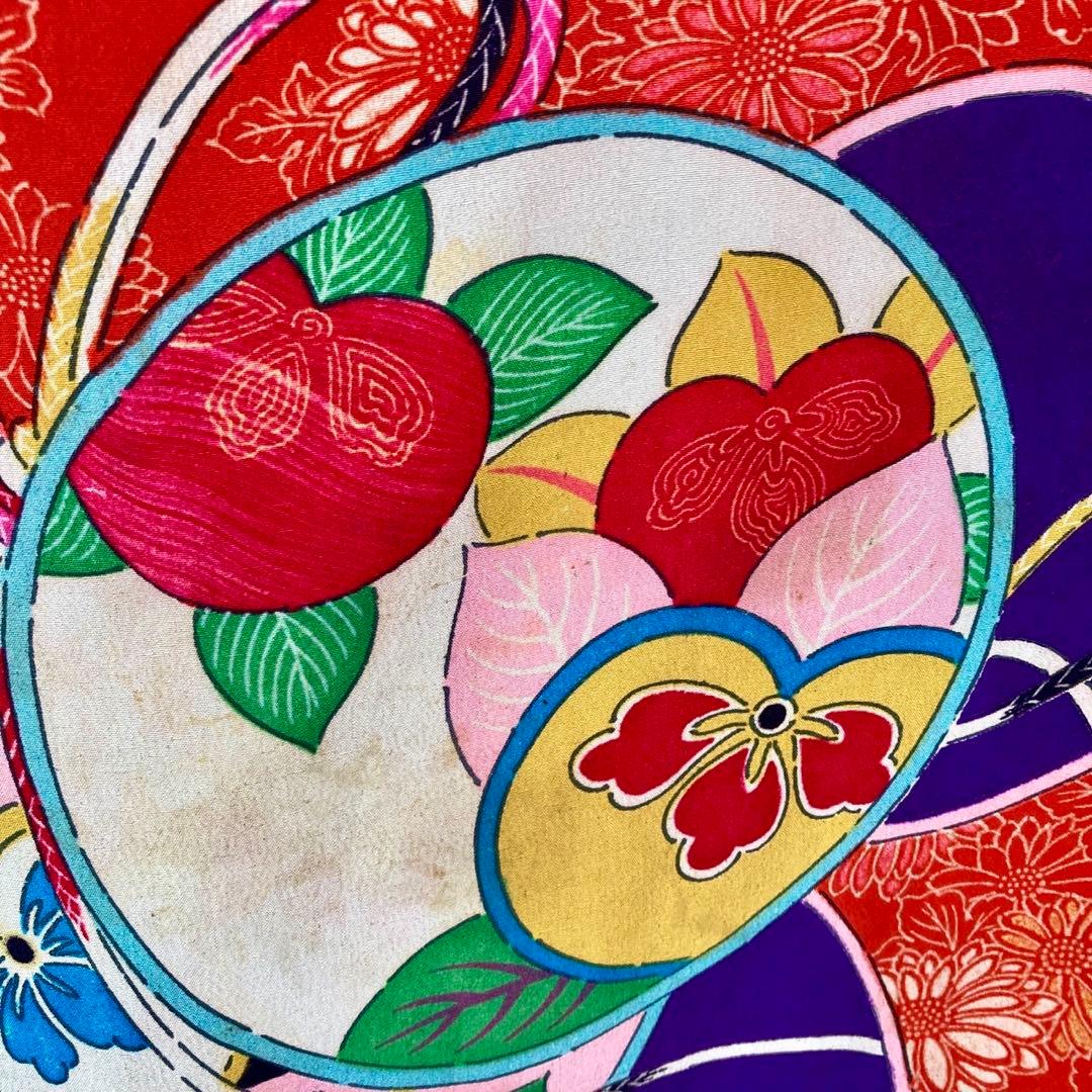 アンティーク 女の子 子供着物 昭和レトロ 大正ロマン 着物 NO3