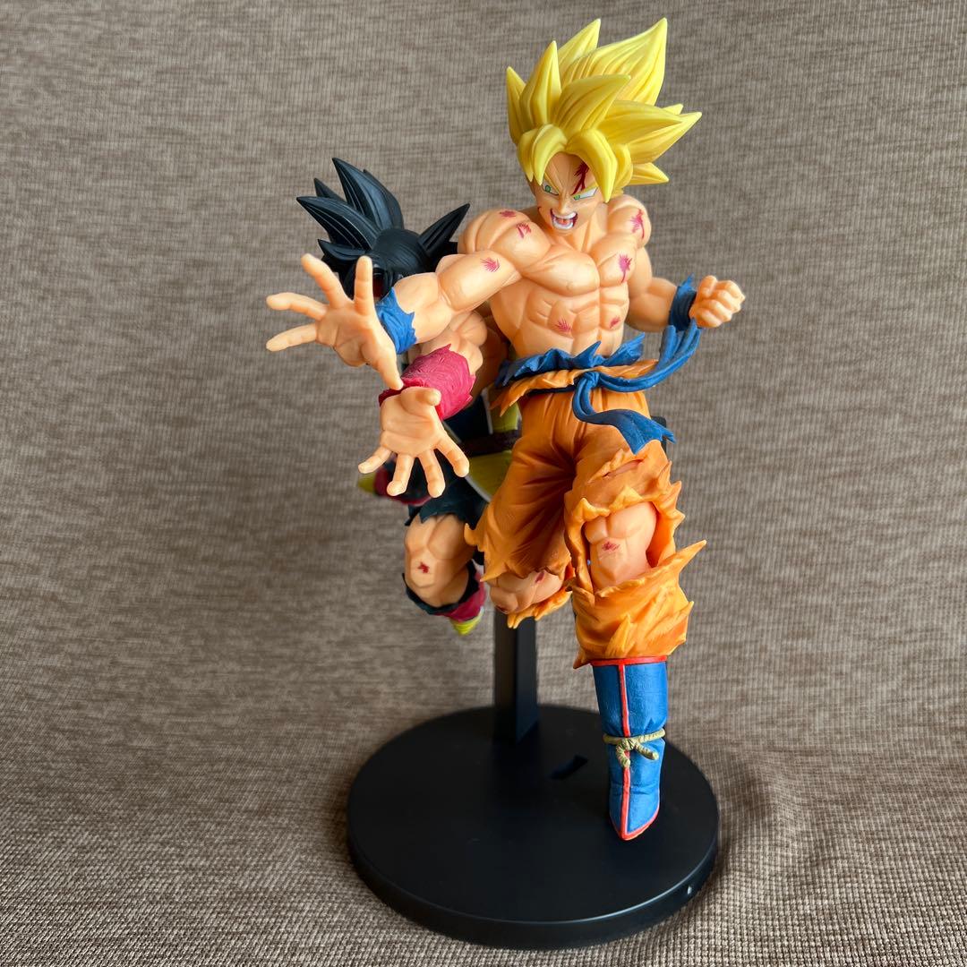 ドラゴンボール 孫悟空 バーダック フィギュア　親子かめはめ波　とよたろう
