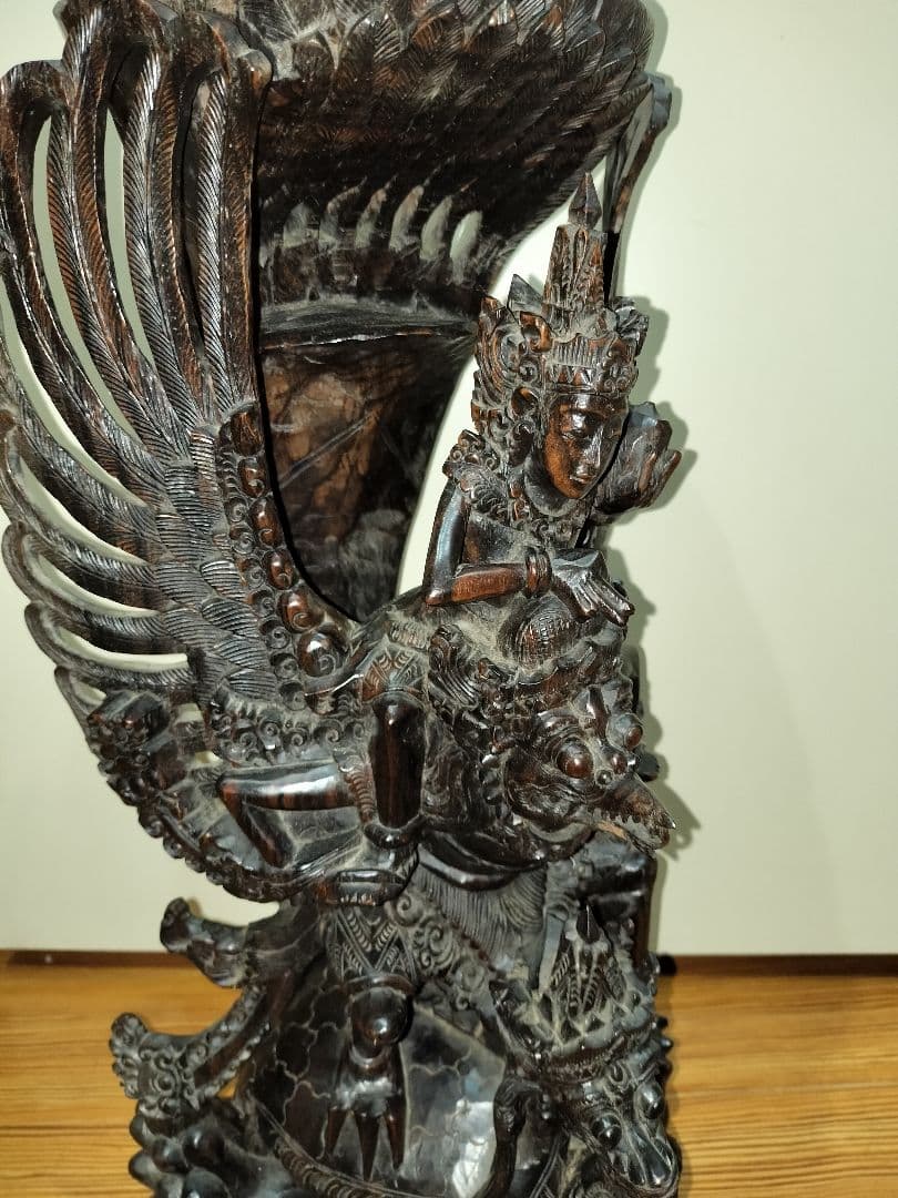 ガルーダとウイショタ神 オブジェ アンティーク アジアン