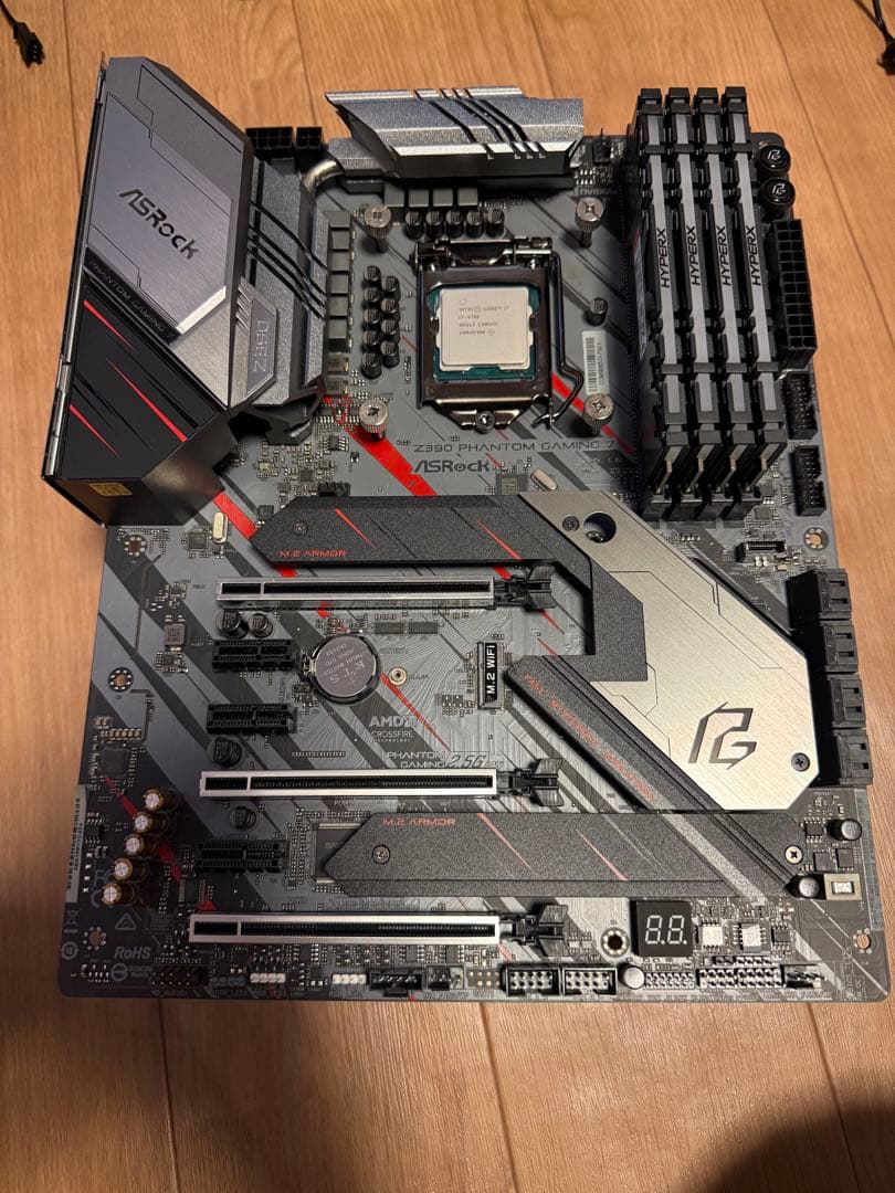 ASRock Z390、Corei7、電源、DDR4 64G、他セット ジャンク