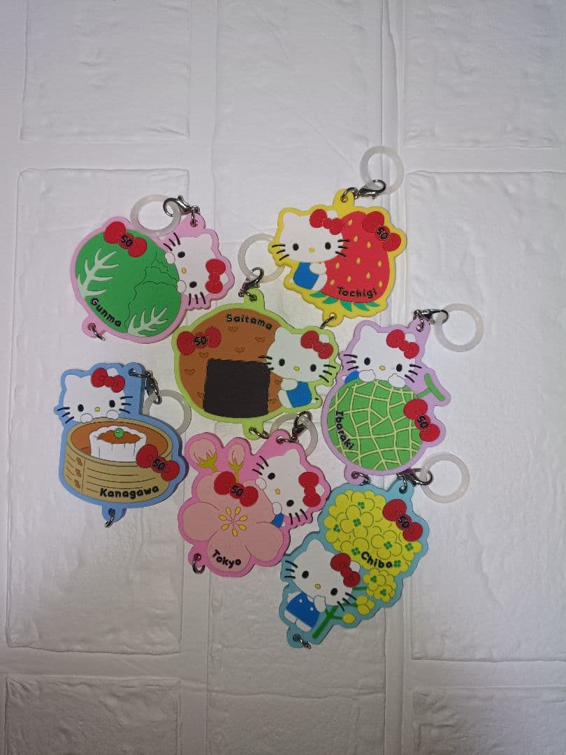 ハローキティ ラバーストラップ 47都道府県コンプリート