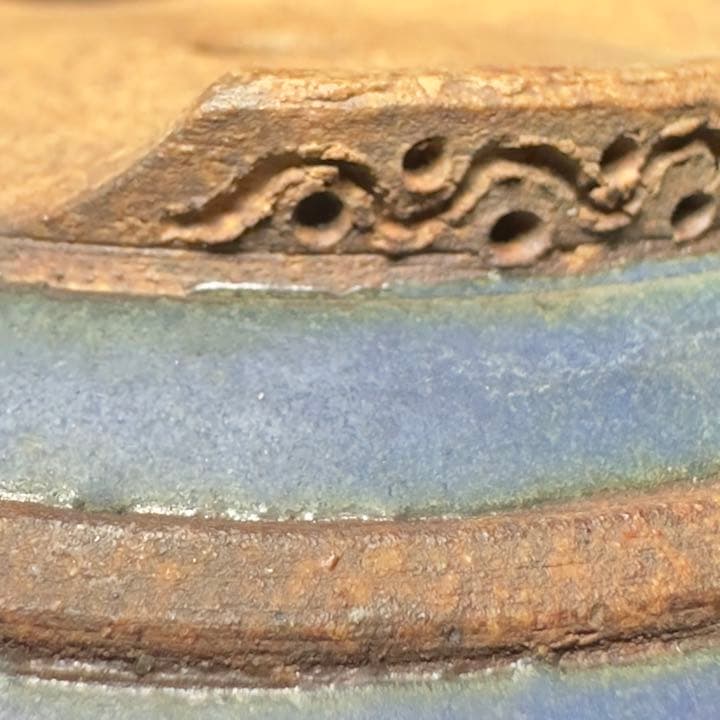 林沐雨作　小品盆栽鉢　ミニ盆栽　丸鉢