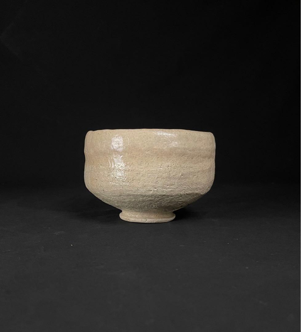 【大樋長左衛門】造 白茶碗 抹茶茶碗 茶道具 共箱