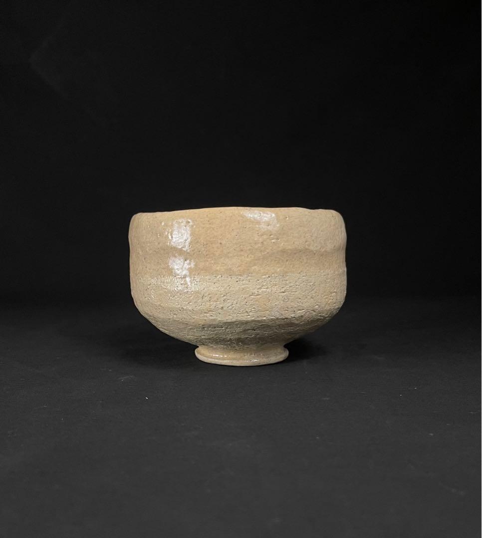 【大樋長左衛門】造 白茶碗 抹茶茶碗 茶道具 共箱