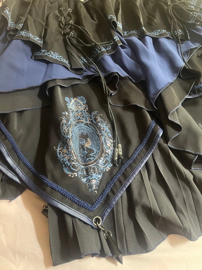 ozzon オッズオン capricious kitty スカート 黒 青