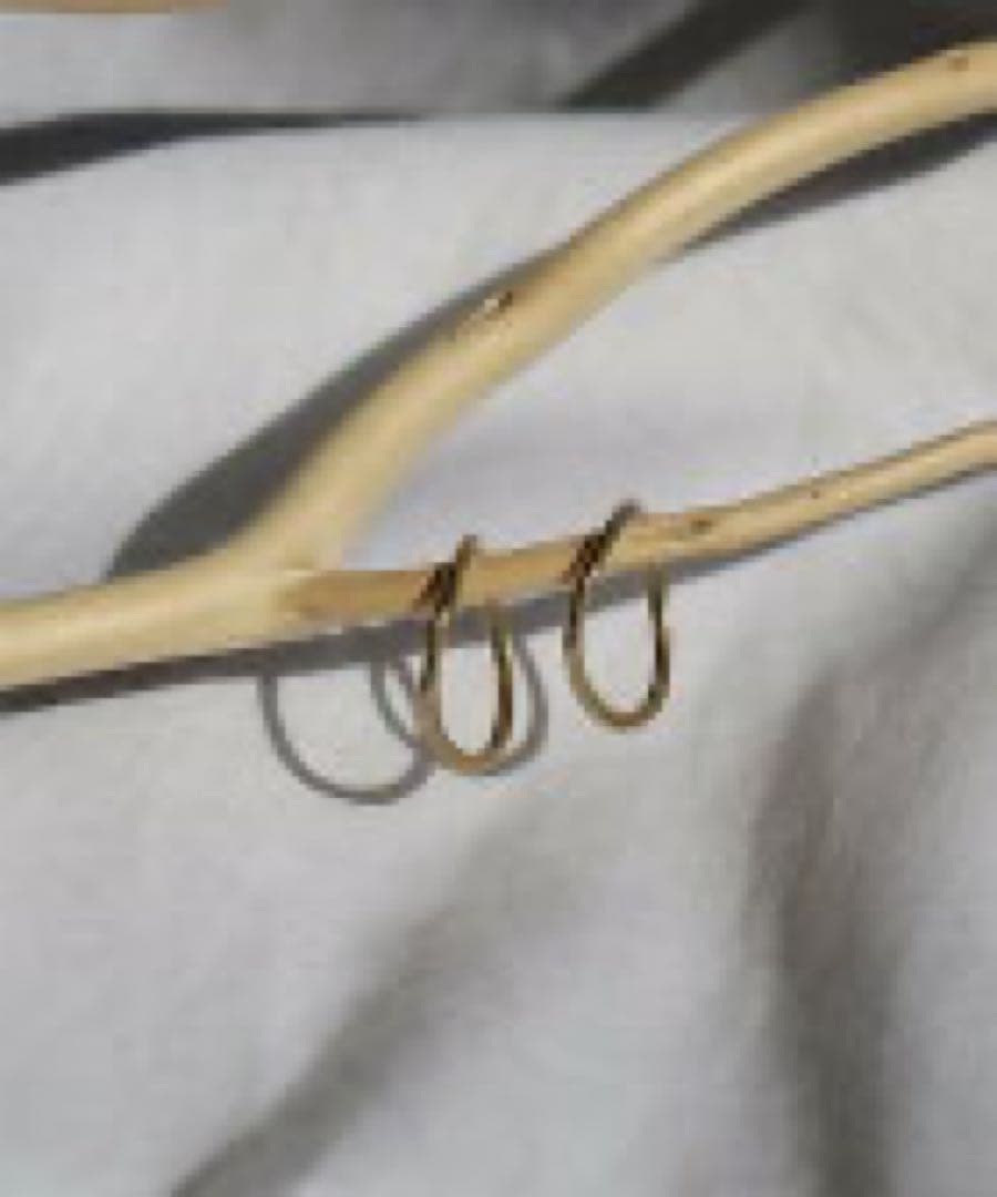 ＜TEN.＞ライン ウェーブ リング/ゴールドカラー　#11 #13 2本セット