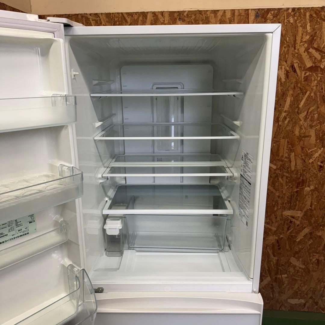 313 大型冷蔵庫　左開き　300L〜400L 自動製氷機付　鏡面デザイン　格安