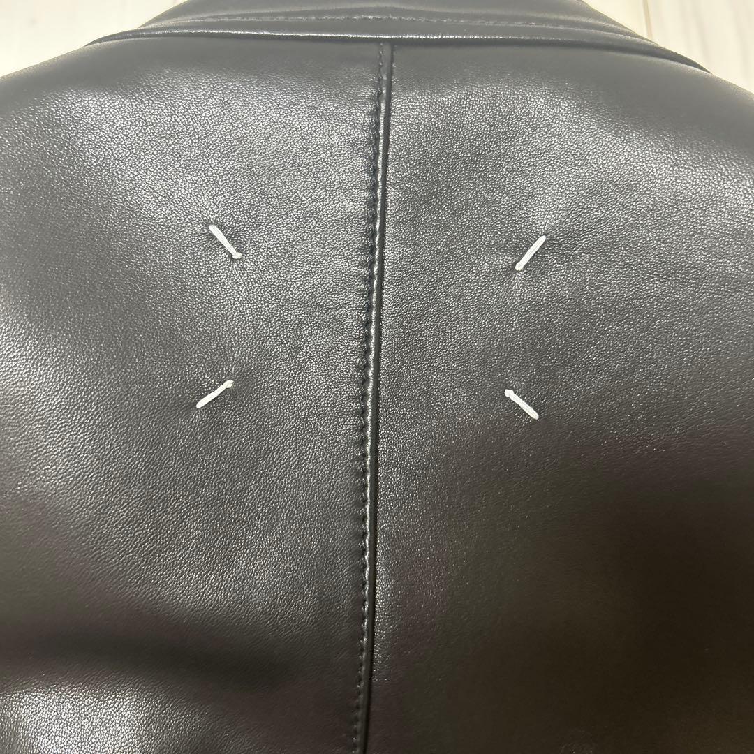 メゾンマルジェラ　シングルライダースジャケット