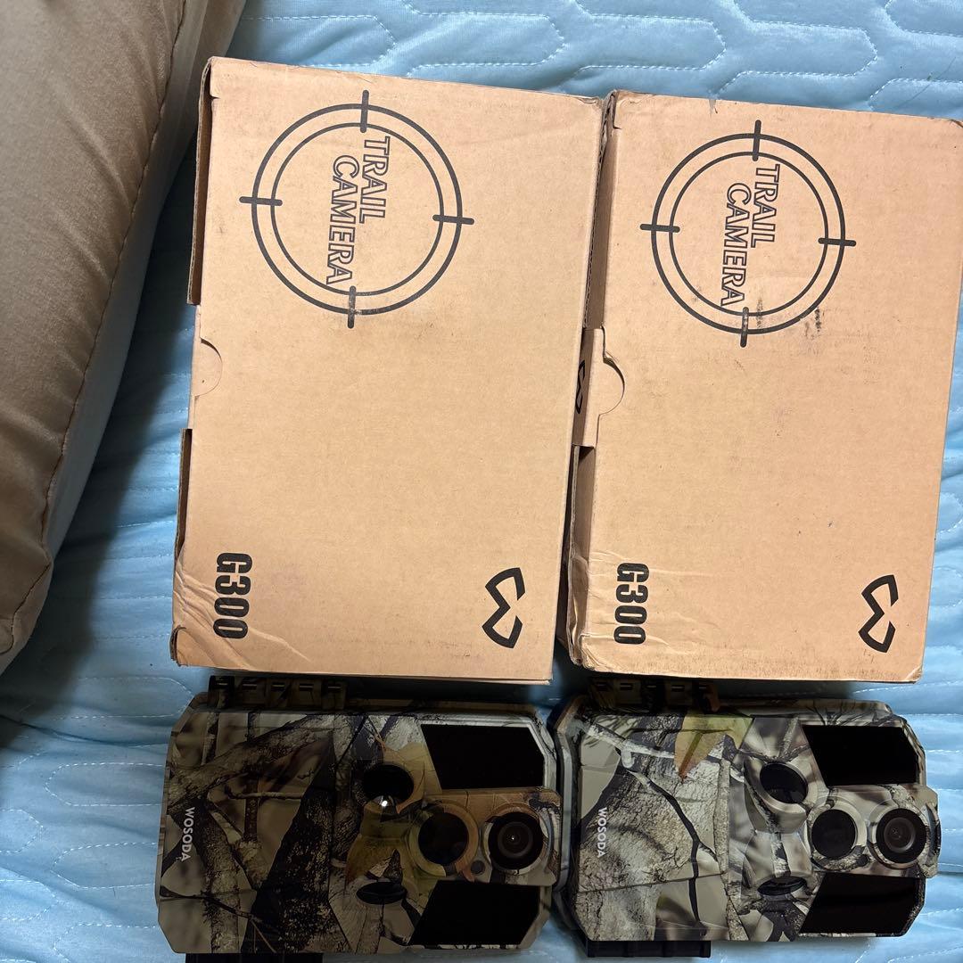 WOSODA G300 トレイルカメラ2台