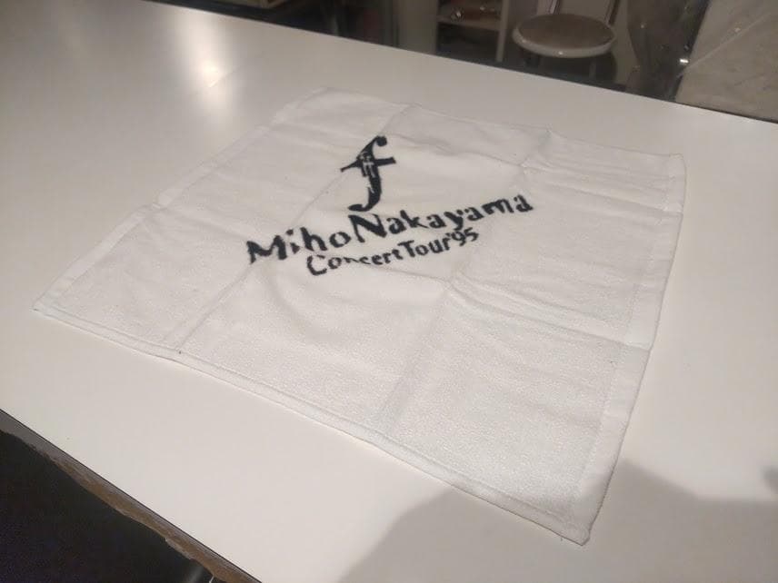 アイドル 歌手 1995年 Tour f コンサートツアー 中山美穂 タオル