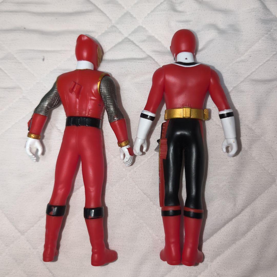 戦隊ヒーローソフビ◆レッド18体セット