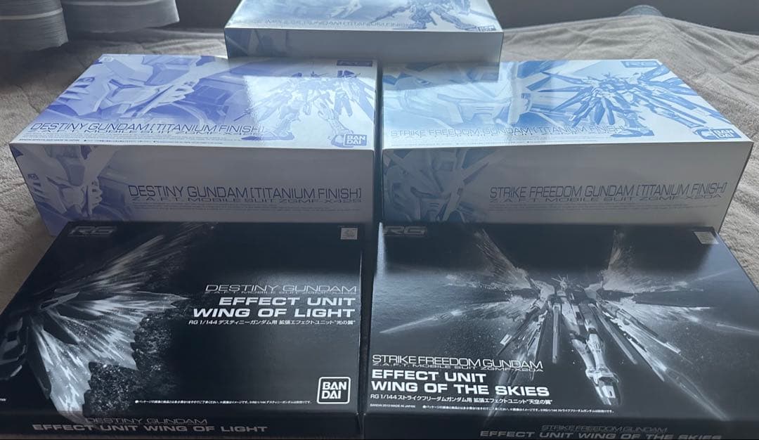 RG フォースインパルガンダム チタニウムフィニッシュ セット