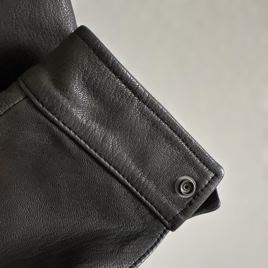 最終値下❗️即日発送‼️ 美品　schott シングルライダースジャケット XL