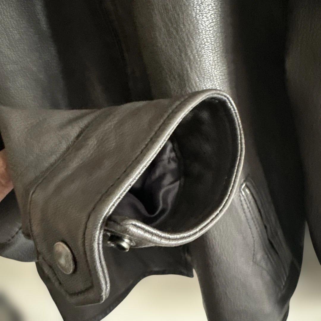 最終値下❗️即日発送‼️ 美品　schott シングルライダースジャケット XL