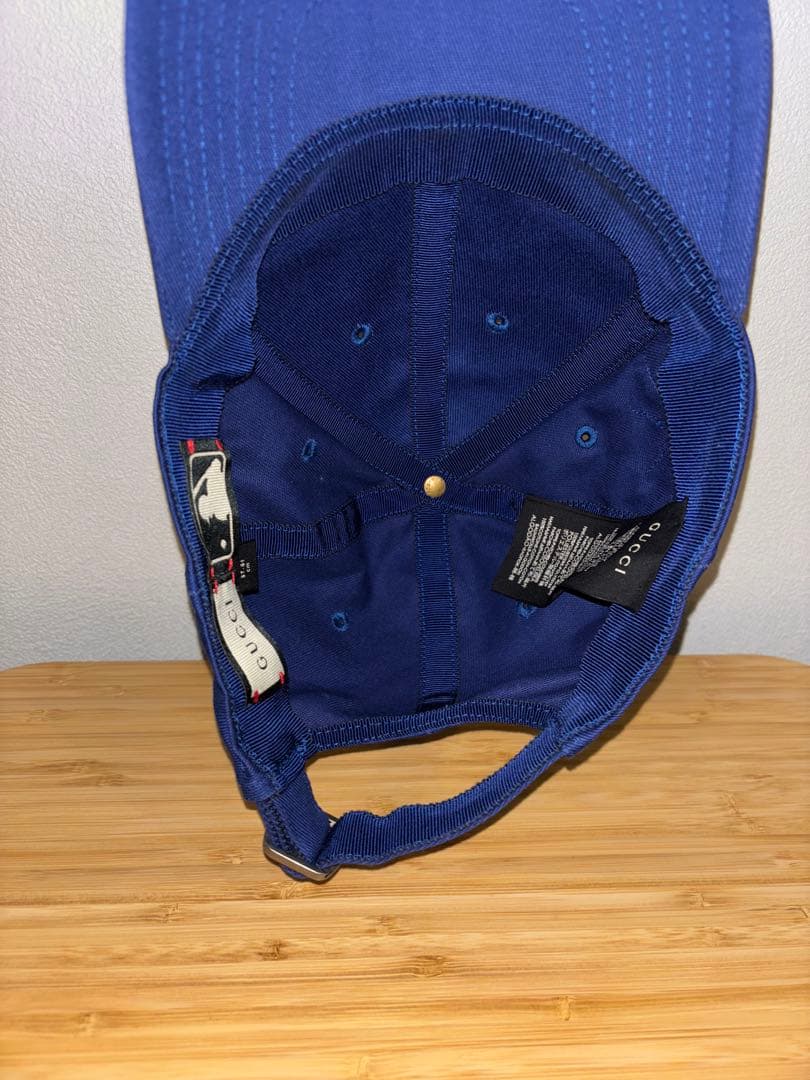 【 GUCCI 】NYヤンキース グッチ ベースボールキャップ 57-61cm