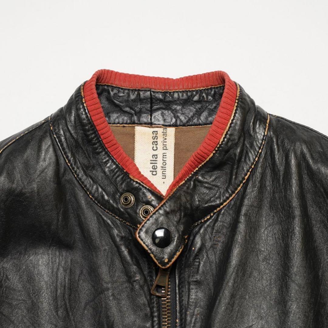 【つむじ【 】さん専用】della casa シングルライダースジャケット