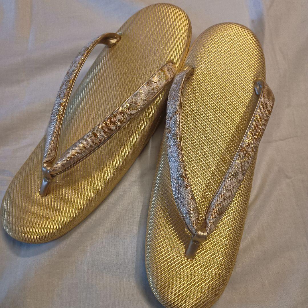 和装 東京芝山 振り袖 最高級　バッグ草履セット　両面取りバッグ　七宝