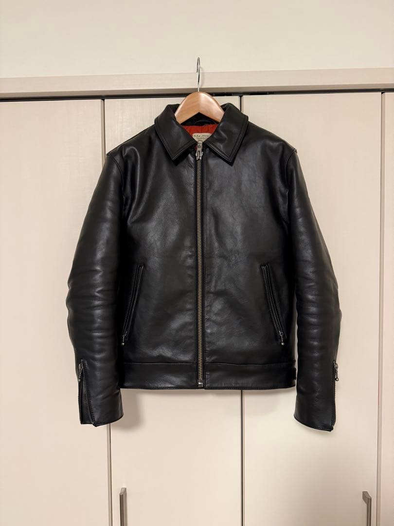 Nudie Jeans eddy leather jacket レザージャケット