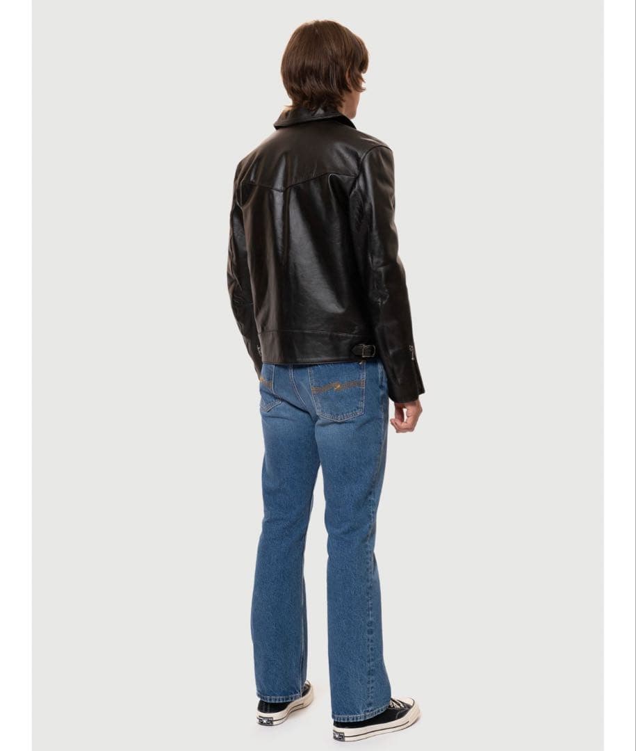 Nudie Jeans eddy leather jacket レザージャケット