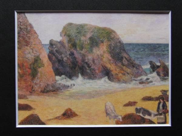 ポール・ゴーギャン、「VACHES AU BORD DE LA MER」