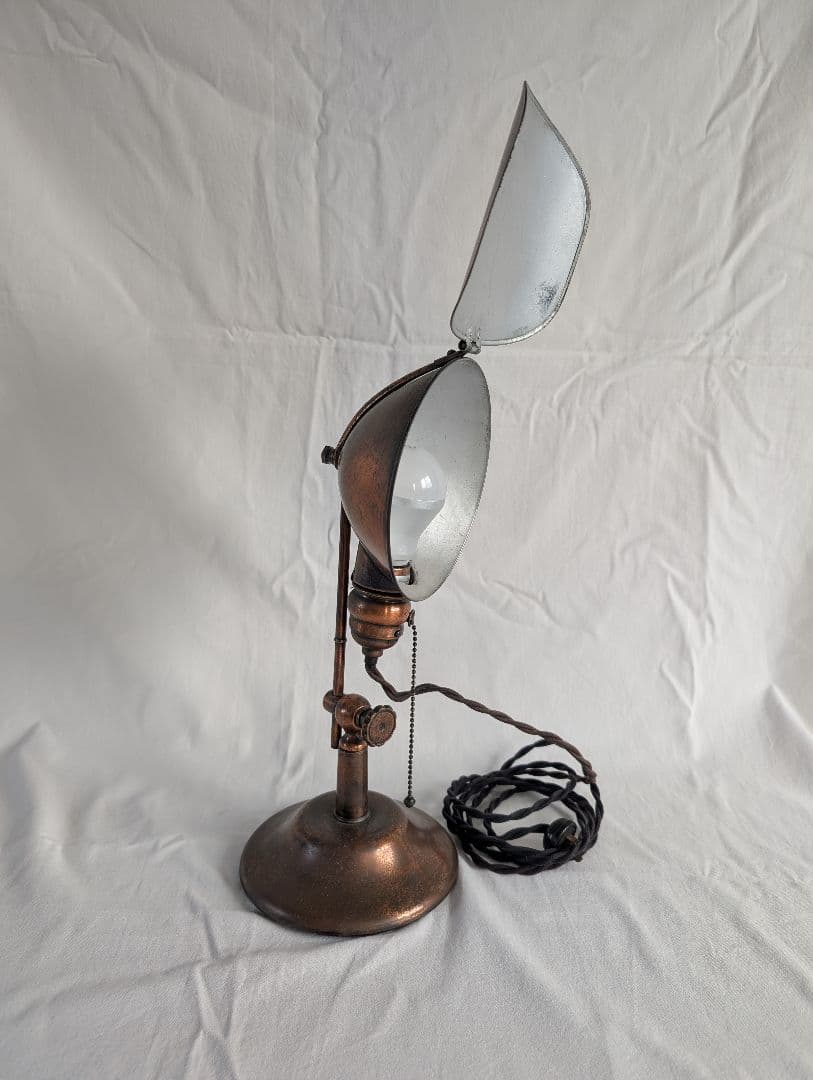 1910〜20年代　アメリカ　LYHNE社製デスクランプ　インダストリアル