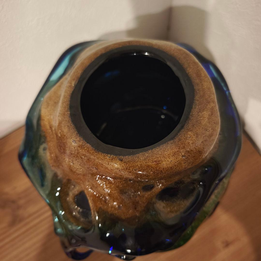 値下げ対応専用品　現代の名工　稲嶺盛吉　琉球ガラス 花瓶