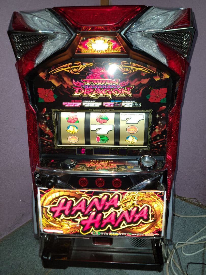 5号機 パチスロ実機 ツインドラゴンハナハナ30