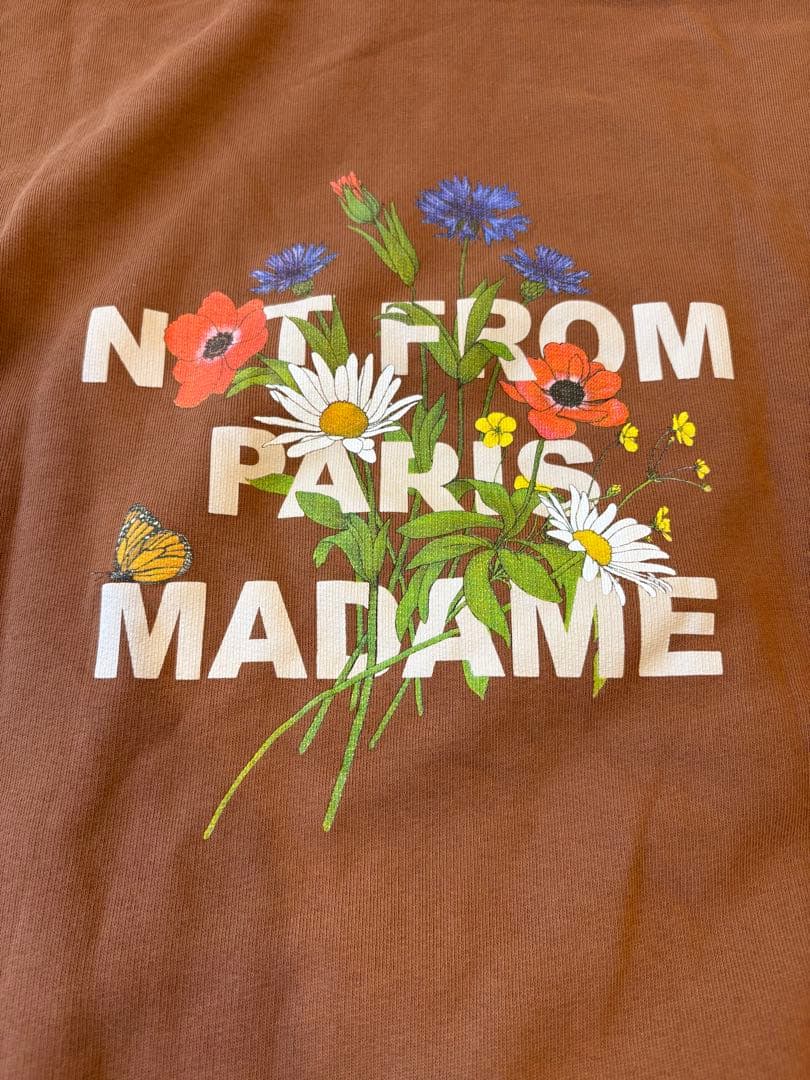 ドロールドムッシュNOT FROM PARIS MADAME フーディ