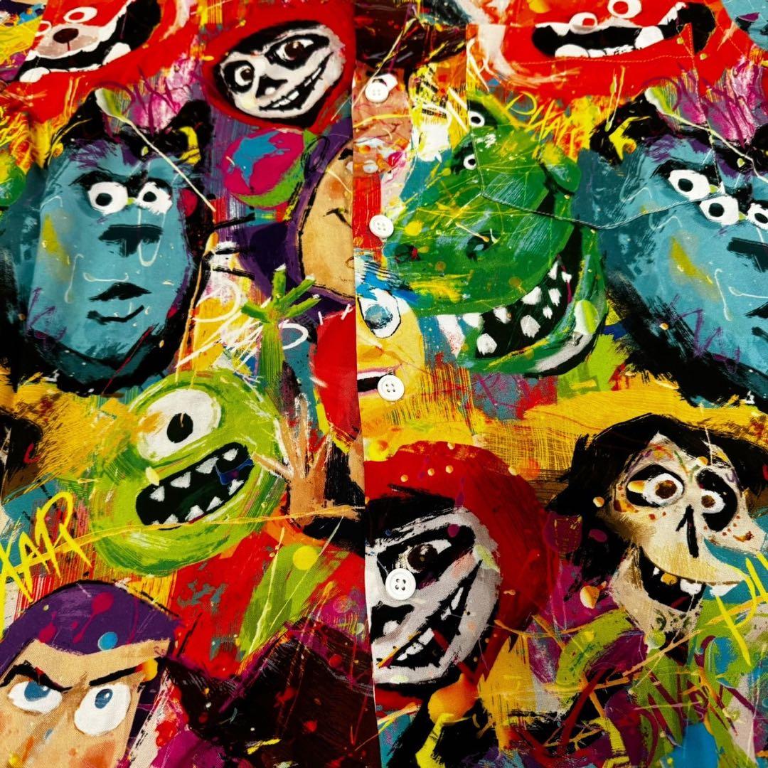 【現地完売品】カリフォルニアディズニー　2024ピクサーフェス　半袖シャツ