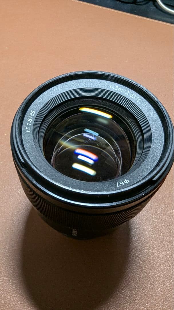 美品　SONY SEL85mmF1.8　単焦点