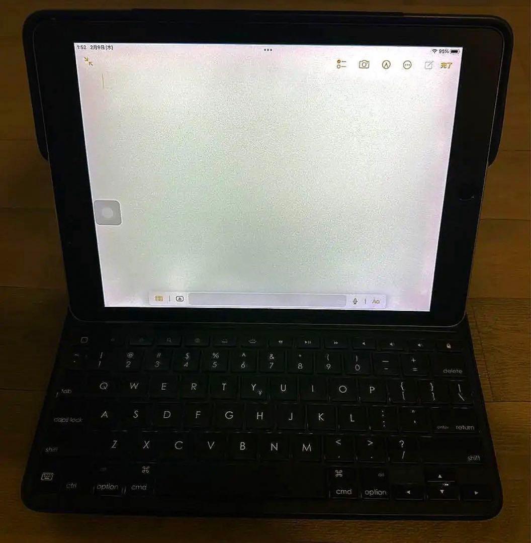 ipadpro9.7用　logicool キーボードケース　黒