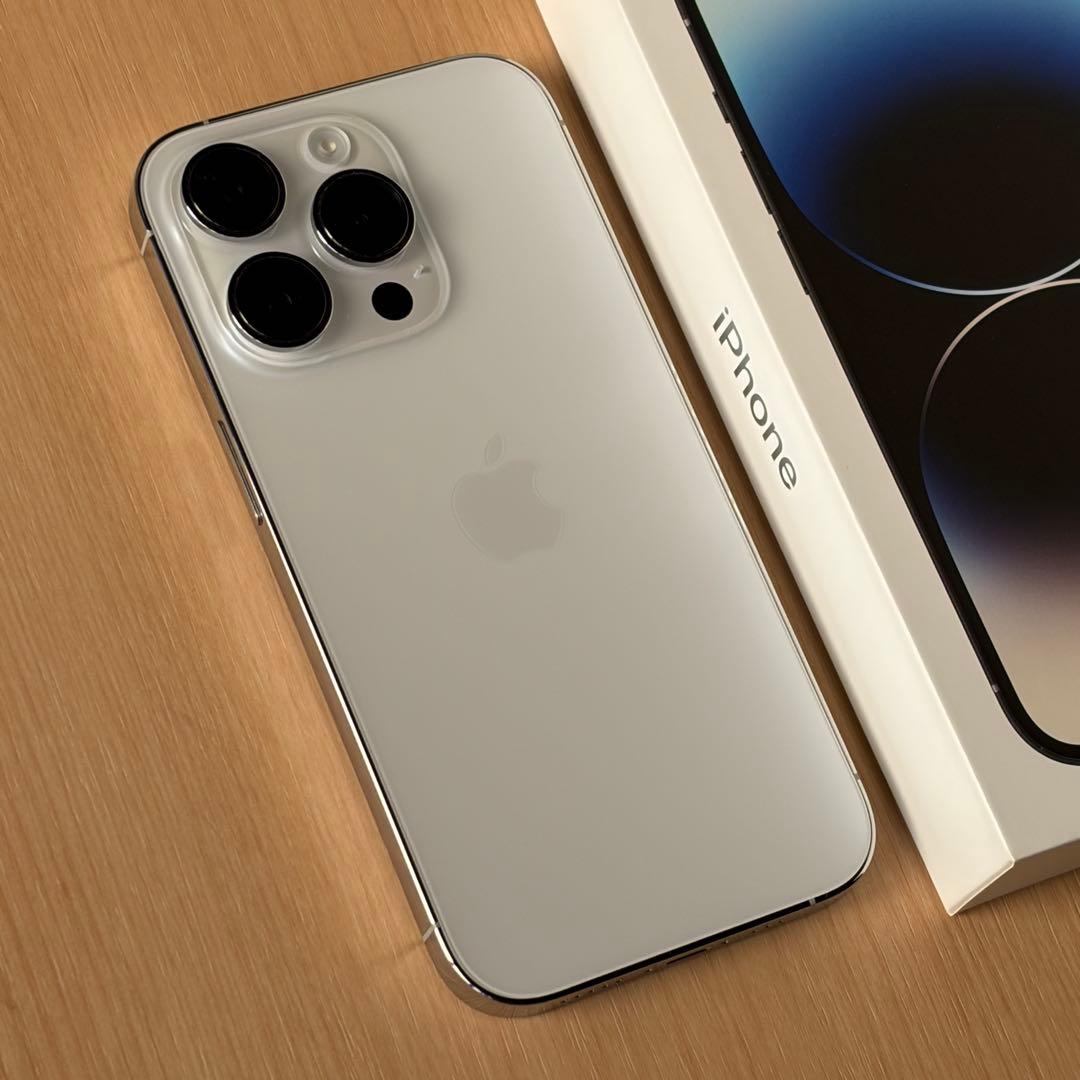 【美品】Apple iPhone14pro 256G シルバー バッテリー88%