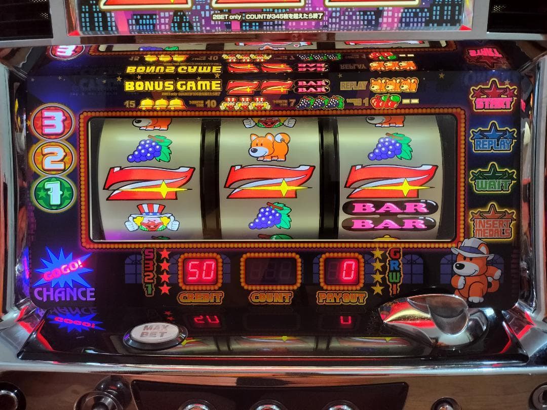 【パチスロ実機】北電子★ファンキージャグラー【オートプレイ付不要機付】