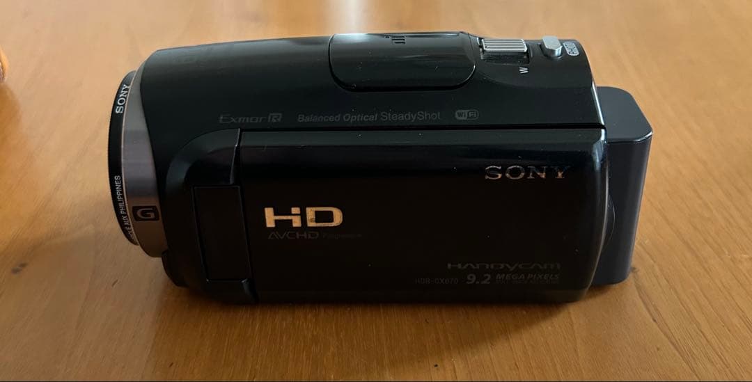 SONY HDR-CX670 ビデオカメラ 本体 ブラック 黒色 専用ケース付き