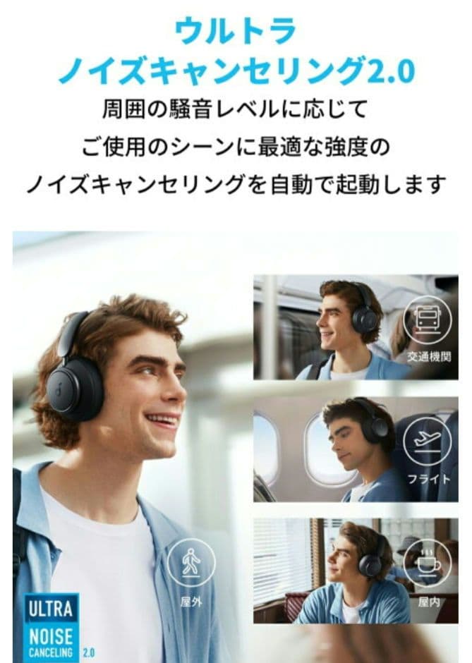 新品未開封　Anker　soundcore SPACE Q45 ヘッドホン