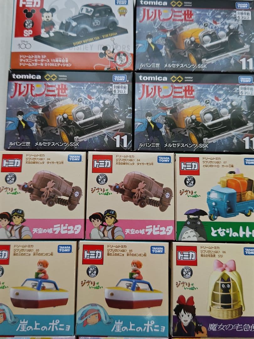 トミカ ドリームトミカ キャラ物トミカ 計28台セット ディズニー ジブリ 他