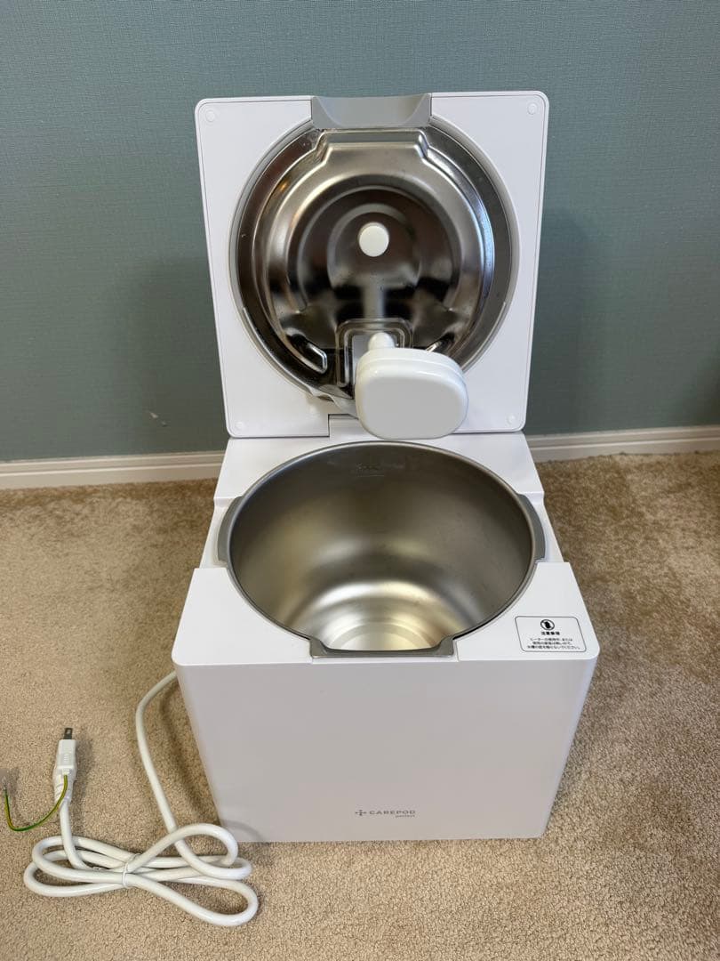 CAREPOD キューブ ハイブリッド式ステンレス加湿器（X50）