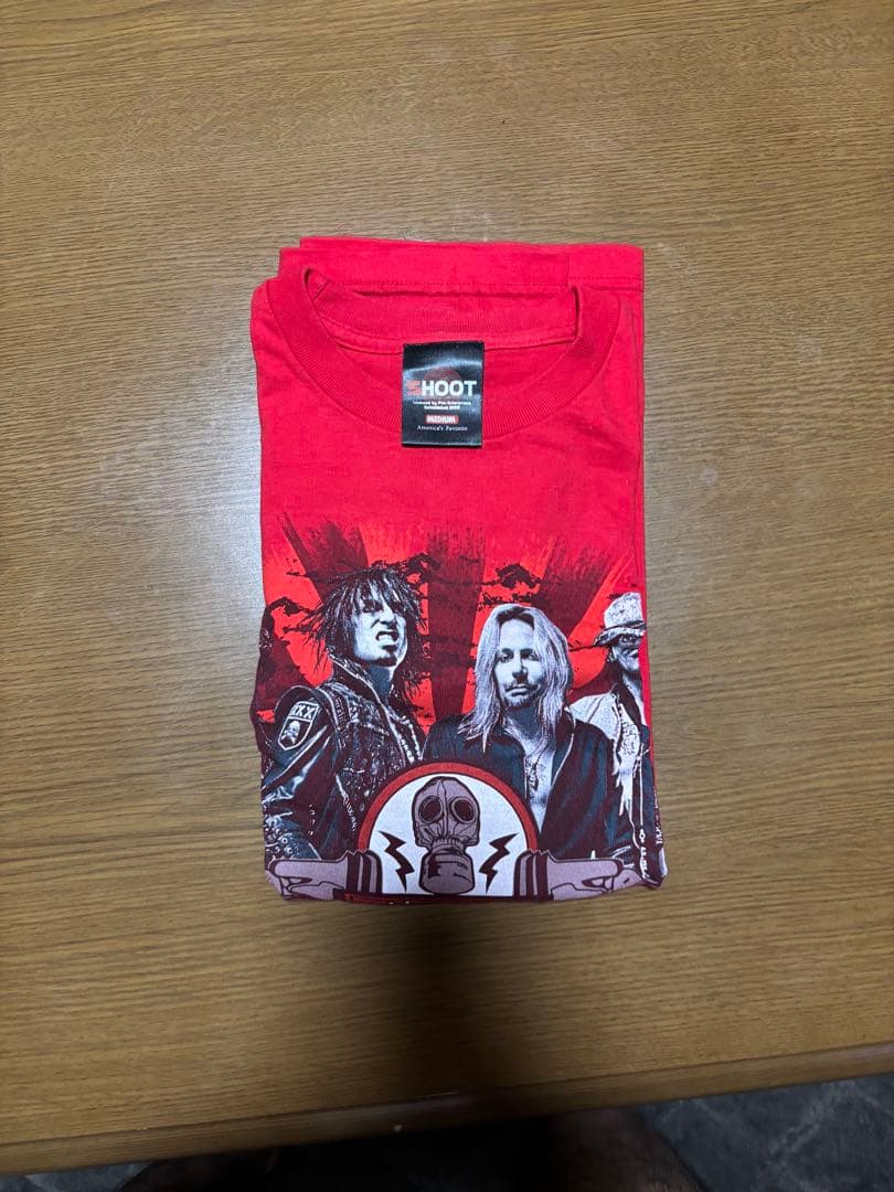 MÖTLEY CRÜE TOUR 2011 Tシャツ 赤