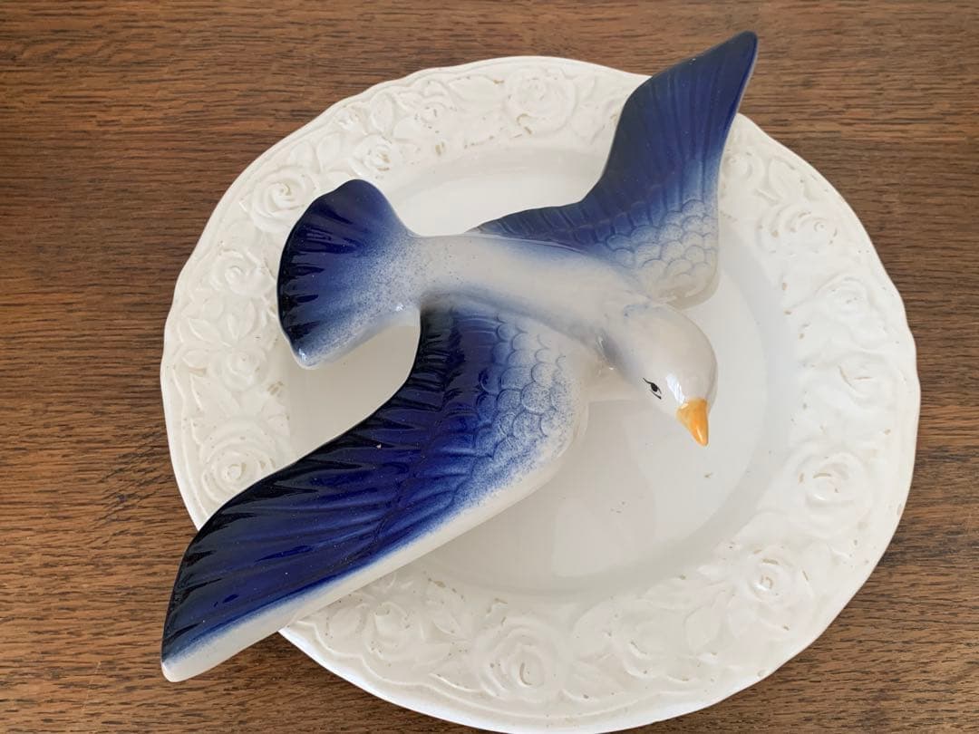 フランス　蚤の市　鳥　壁掛け　オーナメント　ブロカント